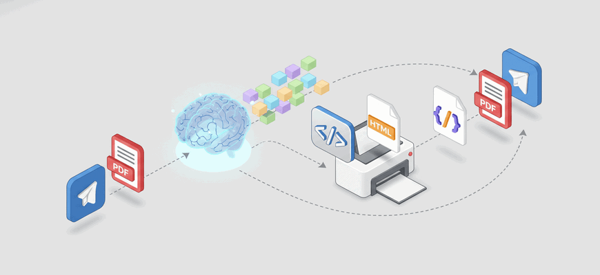 Telegram Resume to PDF
